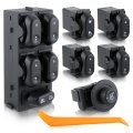 Partszen Master Window Switch Driver Passenger Mirror Door Ford F-150 F150 2004-2008 For Lincoln Mark Lt 2006-2008 2007 2006 