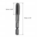 Uxcell Metric Machine Tap M10 Thread 1 5 Pitch H2 3 Flutes Hex Shank High Speed Steel