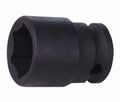 A4515 15mm Air Impact Socket 3 8 In Drive 6 Point Chrome Molybdenum Steel With Black Finish 