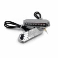 Httmt- Chrome Led Ninja Logo Mirror Block Off Base Plate Compatible With Kawasak 13-18 Ninja Zx-6r 13-20 250 P N