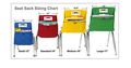 Seat Sack 10101 Back Storage Pocket Elastic 12 17 Size Red
