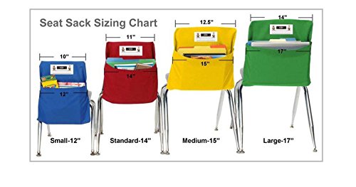 Seat Sack 10101 Back Storage Pocket Elastic 12 17 Size Red