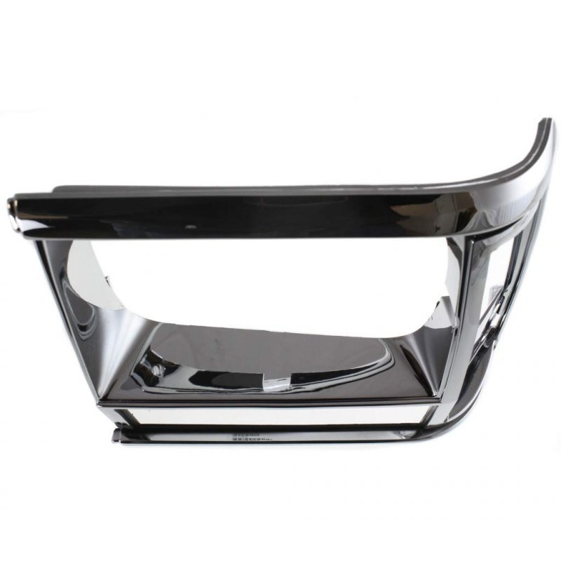 Jeep Comanche Headlight Door 1991 1992 Driver Side Chrome Black Trim Ch2512123 55034079