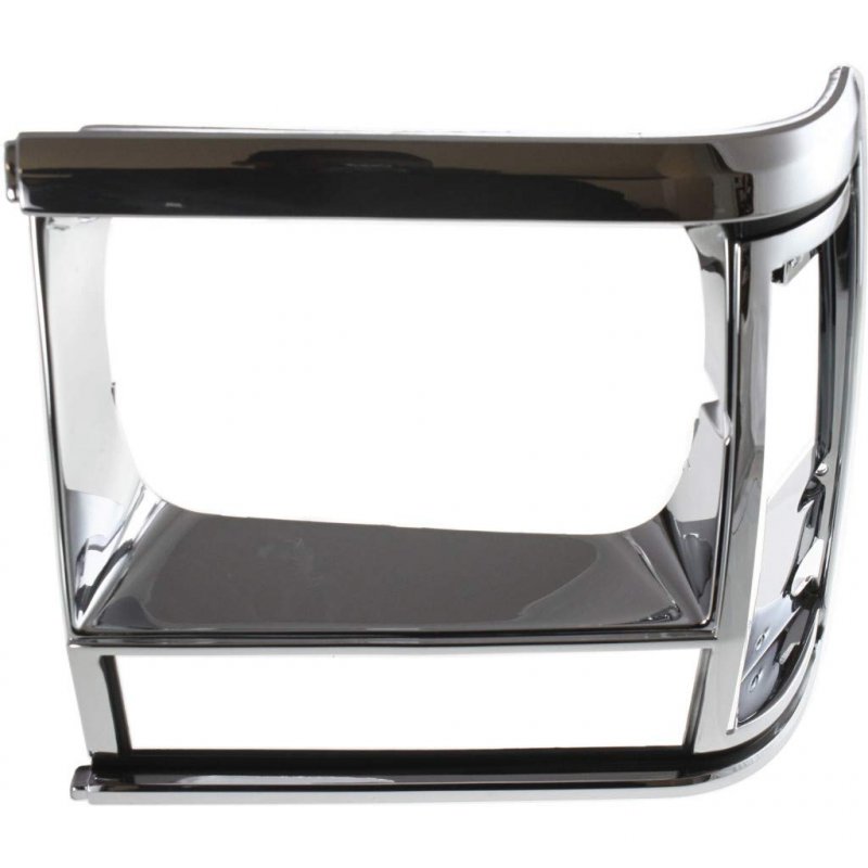 Jeep Comanche Headlight Door 1991 1992 Driver Side Chrome Black Trim Ch2512123 55034079