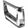 Jeep Comanche Headlight Door 1991 1992 Driver Side Chrome Black Trim Ch2512123 55034079