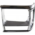 Jeep Comanche Headlight Door 1991 1992 Driver Side Chrome Black Trim Ch2512123 55034079 