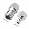 Uxcell Air Tool Pressure Washer Female High Flow Coupler Plug G1 2 Quick Connect Fitting 2set