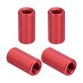4pcs Knurled Thumb Nut 1 4 -20x20mm Hand Pass Hole Aluminum Alloy Diamond Camera Tripod Lock Adjusting Nuts For 3d Printer Dark 