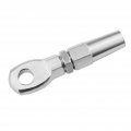 Durable 316 Stainless Steel Wire Cable Rope Eye Diy Fitting Rigging Hardware 4mm