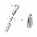 Durable 316 Stainless Steel Wire Cable Rope Eye Diy Fitting Rigging Hardware 4mm