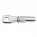 Durable 316 Stainless Steel Wire Cable Rope Eye Diy Fitting Rigging Hardware 4mm