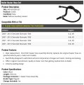 Outlet Hvac Heater Hose Set Compatible With 2007-2013 Chevy Silverado 1500 V8 Without Auxiliary