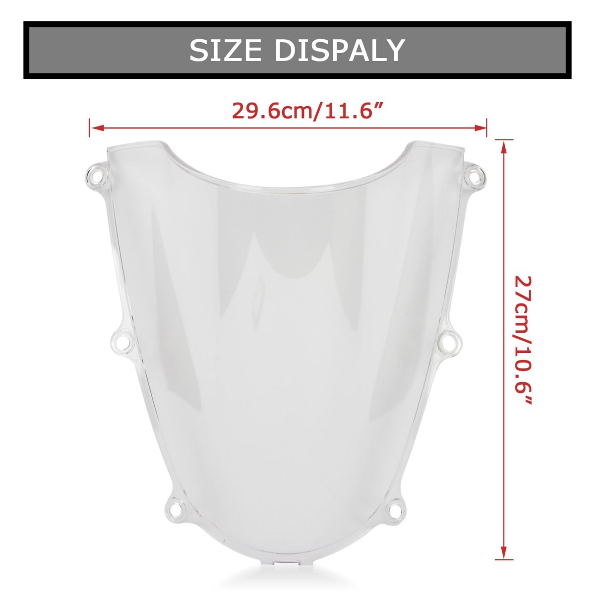 Clear Windscreen For Cbr600rr 2005 2006 Abs Plastic Motorcycle Windshield To Prevent Wind Sand And Rocks Easy Installation