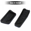 X Autohaux 1 Set Anti Slip Aluminum Alloy Brake And Gas Accelerator Pedal Covers Foot Pads For Dodge Challenger Charger