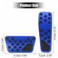 X Autohaux 1 Set Anti Slip Aluminum Alloy Brake And Gas Accelerator Pedal Covers Foot Pads For Dodge Challenger Charger