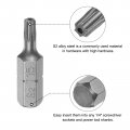 Uxcell Torx Bits 1 4 Inch Hex Shank 25mm Length Magnetic Screwdriver T15 Screw Driver Bit S2 Alloy Steel