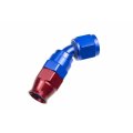 Red Horse Performance Ptfe Reusable Hose End 04 An 45 Degrees Blue Mlx-rhp1245-04-1-cl360a50 