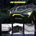 Sautvs Front Accent Light For Rzr Pro Xp Led Center Grill Signature Polariszr Xp 4 R Rzr Turbo R R4 Accessories 2020-2024 1pcs
