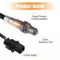 Uxcell Front Right Oxygen Sensor For Audi A4 2009-2016 No 03h906262ab Plastic Metal Black