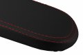 Autoguru Pvc Console Lid Pull Over Cover Red Stitch For Vw Jetta Vento 1999-2004