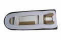 Autoguru Pvc Console Lid Pull Over Cover Red Stitch For Vw Jetta Vento 1999-2004