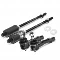 A-premium Set Of 4 Front Inner Outer Tie Rod End Kit Compatible With Ford Explorer 2002-2003 Mercury Mountaineer 