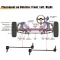 X Autohaux 2pcs Front Sway Bar Links Kit K750019 K750048 Ford Taurus 2008-2009 For Mercury Sable Stabilizer Enda Link