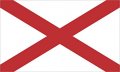 Stickertalk Alabama Flag Vinyl Sticker 5 Inches By 3 