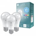Ge Led Color Changing Light Bulbs With Remote 9 5w No App Or Wi-fi Required A19 3 Pack