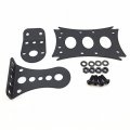 Smt-black Horizontal Vertical Zigzag Style Mount License Plate Bracket 7 X 4 Cd Bk Led Tail Brake Light Integrated Compatible