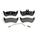 Rear Disc Brake Pads For Mercedes Benz Ml500 2002 2003 2004 2005 Semi Metallic High Dust Bonded Attachment With Shims Olx 