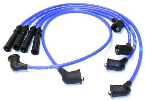 Rc-nx93 Spark Plug Wire Set With 4 Wires And Coil Lead High Temp Silicone Jacket Stainless Steel Terminals For Car Truck