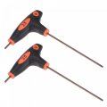 Uxcell 2 5mm Ball End Hex Key T-handle Wrench Spanner Metric Steel 2 Pcs