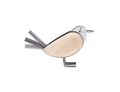 Kikkerland Cd113 Beechwood Bird Multi Tool Stainless Steel