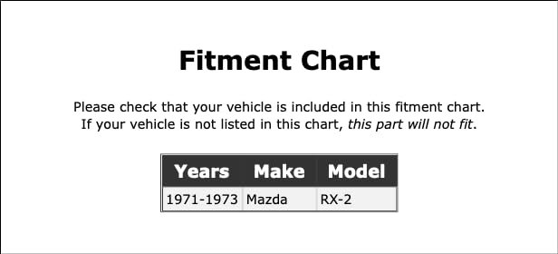 Lower Radiator Coolant Hose For Mazda Rx-2 1971 1972 1973 Pc-148175