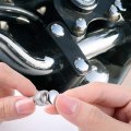 Kiwav Magazi Motorcycle Round Bolt Cap Screw Cover Plug Compatible For 6mm Thread Bolts Allen Key M5 