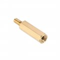 Uxcell M2 5x15mm 6mm Male-female Brass Hex Pcb Motherboard Spacer Standoff For Fpv Drone Quadcopter Computer Circuit Board
