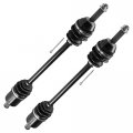 Caltric Front Left And Right Complete Cv Joint Axles Compatible With Polaris Ranger Crew 700 2008 2009