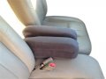Auto Console Covers- Fits The Mercury Grand Marquis 1998-2011 Fold Down Armrest Covers Fleece Fabric-1 Pair Xxl Dark Gray 