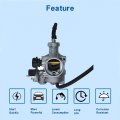 Autoparts Carburetor Carb Fit For Honda Trail Ct110 Ct90 With Throttle Cable C02220 C01008