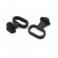 Uxcell 6pcs Black Rubber Front Mudguard Speedometer Cable Guide Holder For Motorcycle