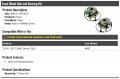 Front Wheel Hub And Bearing Kit 2 Piece Set Compatible With 2014-2017 Gmc Sierra 1500 4wd