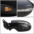 Vw1320139 Factory Style Driver Left Side Mirror Manual Folding Power Adjust Heated Glass Turn Signal Puddle Light Compatible