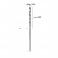Uxcell 1 35mm Solid Carbide Drill Bits Straight Shank For Stainless Steel Alloy Hard Hardened To 50 Hrc 2 Pcs
