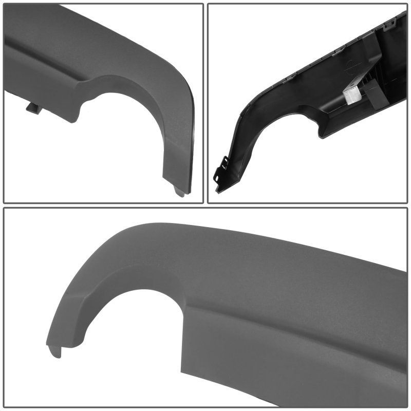 Mb1115106 Factory Style Rear Lower Bumper Valance Air Deflector With Park Assist Sensor Cutout For Mercedes-benz C230 C250 C300