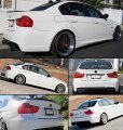 Cuztom Tuning Performance Style High Kick Carbon Fiber Trunk Lid Spoiler Fits For 2007-2012 Bmw E90 328i 325i M3 Sedan