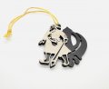 Baba Deep Singh Ji Khanda Fusion Punjabi Car Accessory Made Of Wood Accessories Rear View Mirror Sikh Hanging Ornament Decor 