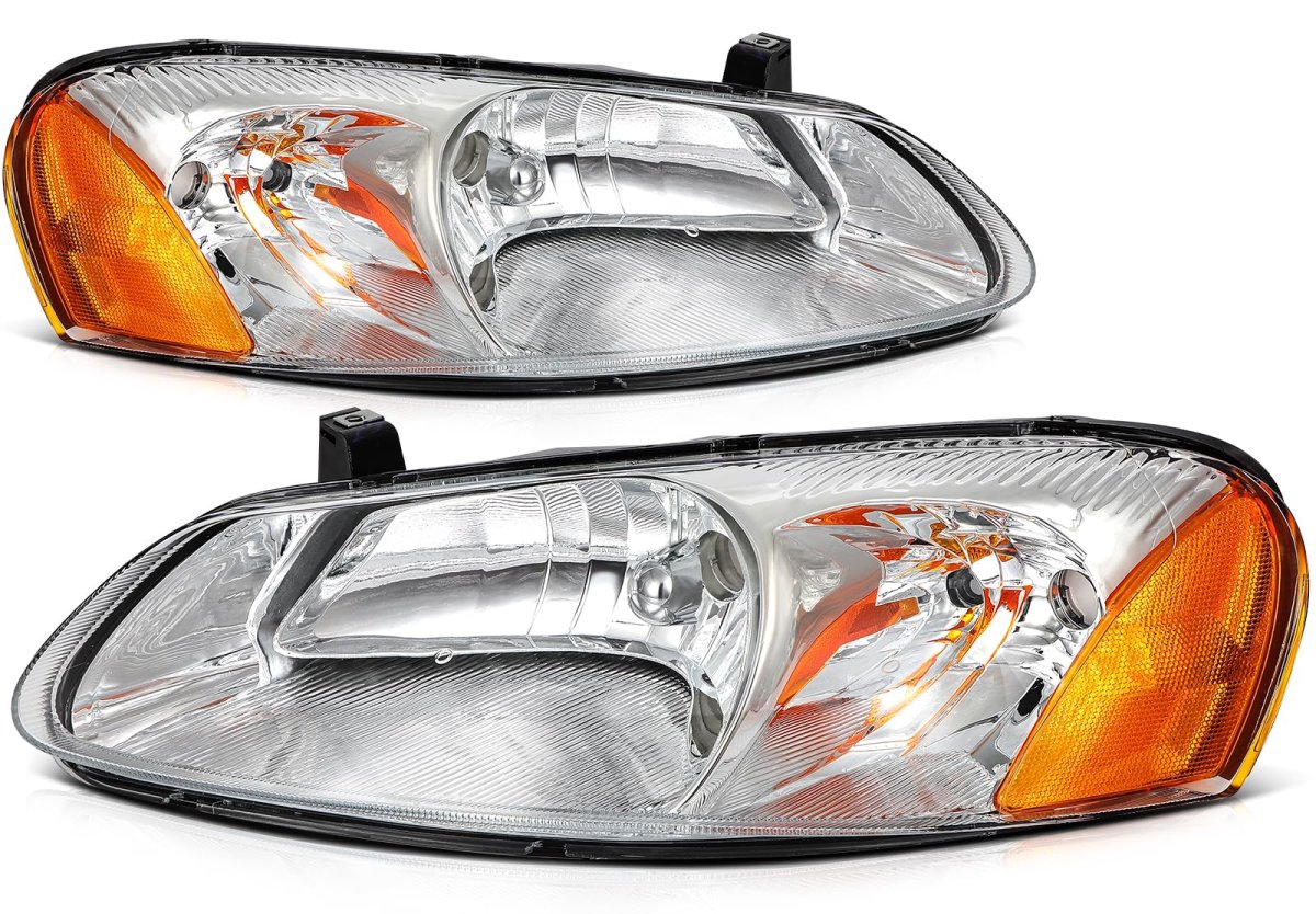 Headlight Assembly For 2001-2006 Dodge Stratus 4 Door Sedan Bulbs Not Included 4805821aa 4805820aa Ch2502128 Ch2503128