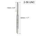 Uxcell Machine Tap 2-56 Unc Thread 2a High Speed Steel Screw Taps Threading Tapping Tool