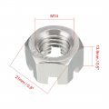 Uxcell M14 X 2mm Pitch 304 Stainless Steel Slotted Hex Nuts Pack Of 2